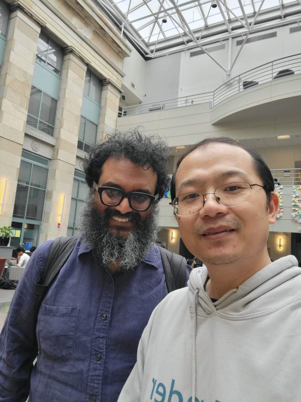 With Dr. Haribabu Arthanari, Associate Professor at Harvard University